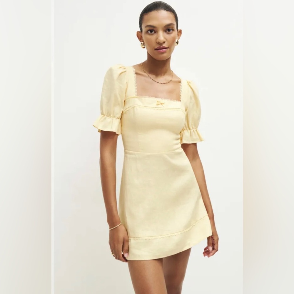 Reformation linen dress